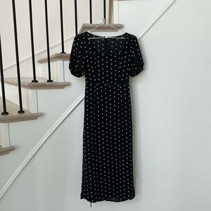 Long dotted dress